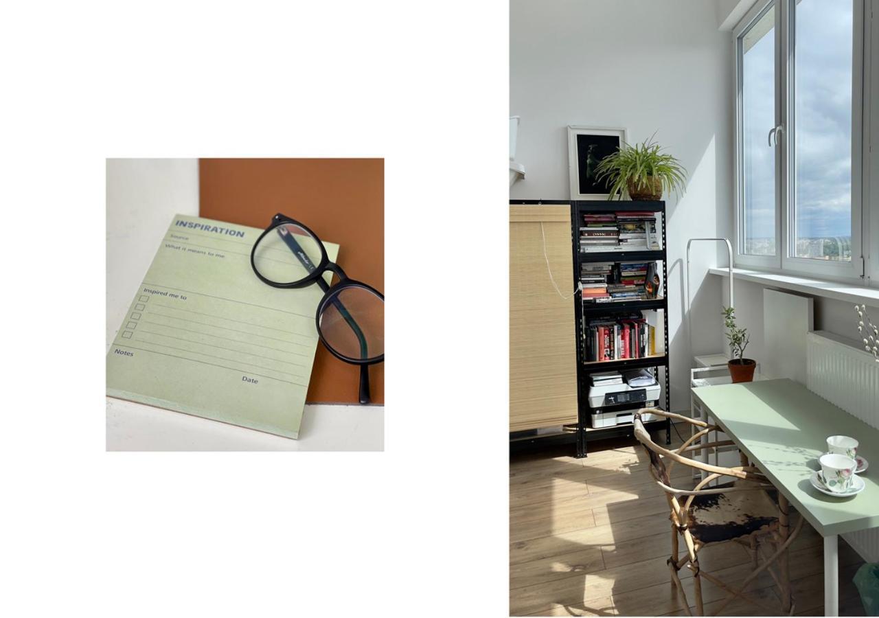 Апартаменты Atelier W Sercu Warszawy Z Panoramicznym Widokiem Варшава Экстерьер фото