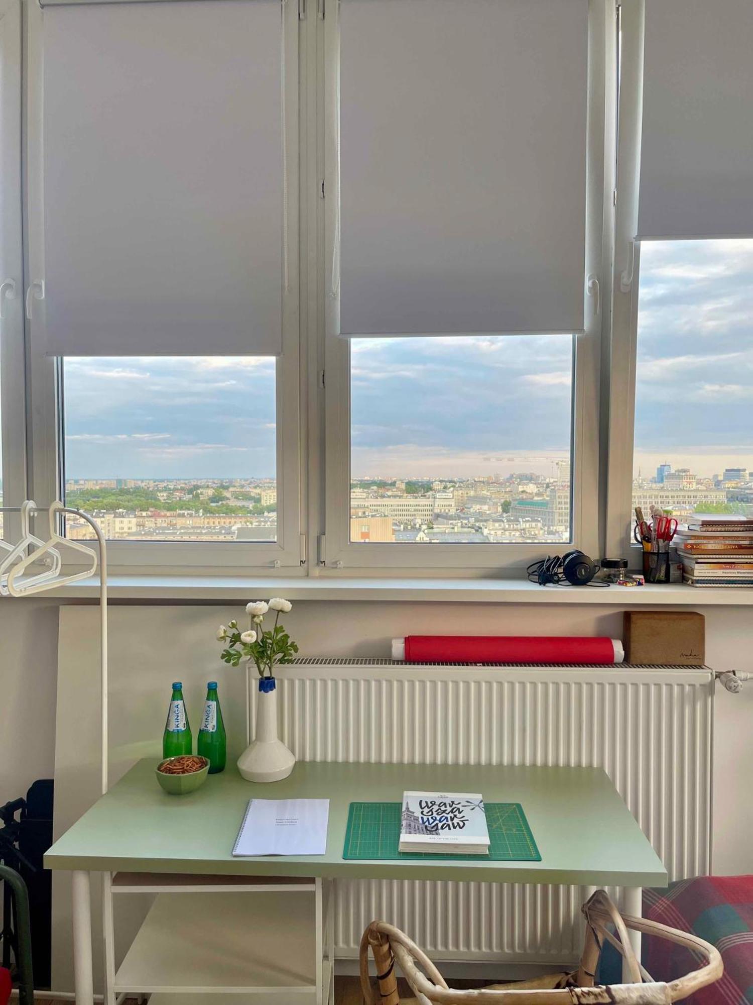 Апартаменты Atelier W Sercu Warszawy Z Panoramicznym Widokiem Варшава Экстерьер фото